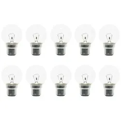 10x Glühbirne Tropfenlampe | Bajonettfassung B22d | 60W