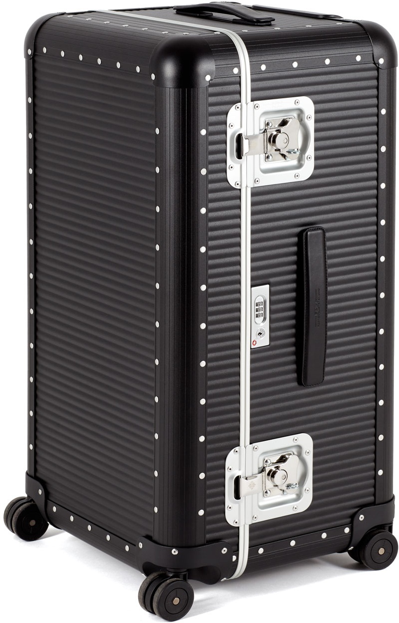 FPM Bank Trunk on Wheels Caviar -Black