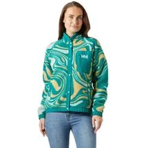 HELLY HANSEN Imperial Printed Pile Snap Fleece Barely Blue S