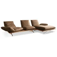 KOINOR Ecksofa Marilyn Mikrofaser Braun
