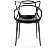 Kartell Masters Stuhl 4er Set schwarz