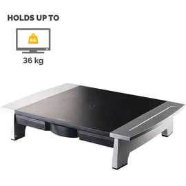 Fellowes Monitorständer Office Suites Standard Schwarz/Silber