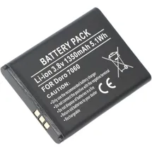 AccuCell Akku passend für Doro 7030, 7080, Li-ion, 3,7V, 1350mAh, 5,0Wh