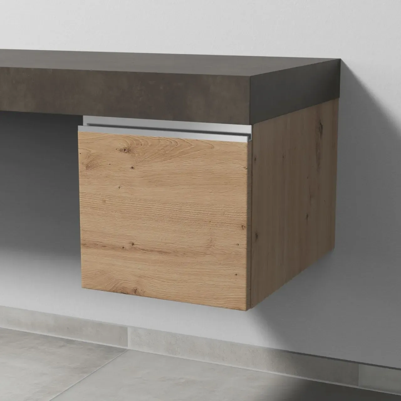 Sanipa Anbau-/Solitärschrank 2morrow (L2230) 340x350x520 Eiche-Natural-Touch L223085