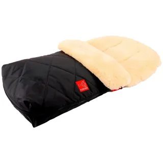 Kaiser Baby Lammfellfußsack Natura black