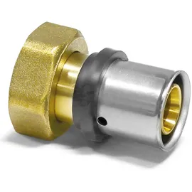 heima24 Press-verschraubung mit Überwurfmutter 3/4'' Ig - mit Eurokonus - für Alu-verbundrohr 20 x 2,0 mm