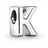 Pandora Buchstabe K Silber 797465