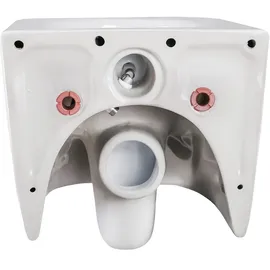 Belvit Wand-WC mit WC-Sitz Weiß