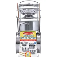 Spin Master Melissa & Doug - Edelstahl Topfset