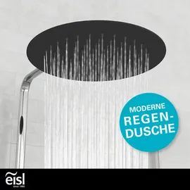 Eisl Grande Vita Duschsystem schwarz/chrom