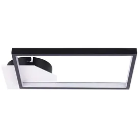 Nowa Deckenlampe Deckenleuchte Wohnzimmerlampe Schlafzimmerlampe schwarz LED L 31,6cm