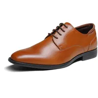 Bruno Marc Herren Anzugschuhe Derby Schnürschuhe Business Schuhe Formale Moderne Klassische,Size 46,Braun 1 - 46 EU