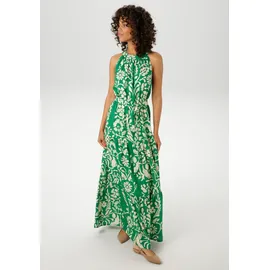 Aniston CASUAL Sommerkleid Blumendruck Grün 48