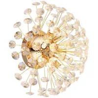 GLOBO Wandleuchte Wandlampe Wohnzimmerleuchte LED 6-Flammig Kristalle klar G9