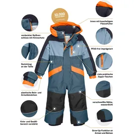 KILLTEC FIRST INSTINCT by killtec Kinder Overall FISW 47 MNS ONPC, denim dunkelpetrol, 00804, 98/04