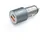 Hama Auto-Schnellladegerät, 1x USB-C PD, 1x USB-A QC, 38 W, Metall