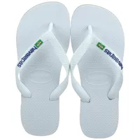 Havaianas Brasil Logo Flips weiß Schuhgröße EU 37-38 | Brazilian 35-36 2021 Sandalen