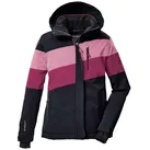 Killtec Skijacke KSW 197 GRLS SKI JCKT Wasserdicht, atmungsaktiv, verstellbare Kapuze, viele Taschen schwarz 164 EU