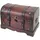 HMF 6403-140 Schatztruhe 40 x 23 x 27 cm 1-tlg. braun