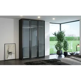 Sconto Drehtürenschrank Dreamer 152,2 x 236 x 58 cm Schwarz