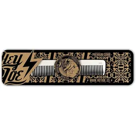 Hey Joe HEY JOE! Premium Aluminium Beard Comb AC02 | Professioneller Aluminiumkamm für Bartpflege und Styling - Größe 120 x 25 x 2 mm