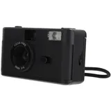 Homoyoyo Wiederverwendbare 35mm Filmkamera Mit Eingebautem Blitz Vintage Retro Schwarz Für Farb Und Schwarzweißfilm Ohne Batterie