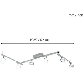 EGLO Cardillio 1 9-flg. (96183)