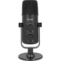 DeLock Multifunktionales Doppelkapsel USB Mikrofon mit 3,5 mm Klinken