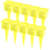 OFFSCH 10stücke Regenmesser Aus Kunststoff Niederschlagsmesser Für Garten Wetterfest Und Praktisch Für Präzise Regenmessung Gartenzubehör