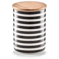 Neuetischkultur Vorratsdose mit Bambusdeckel Stripes