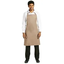 Whites Chefs Clothing Gastronoble Whites Latzschürze, aus Polybaumwolle hellbraun,