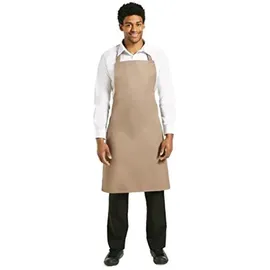Whites Chefs Clothing Gastronoble Whites Latzschürze, aus Polybaumwolle hellbraun,