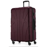 Suitline Hartschalenkoffer Trolley 76 cm / 96-110 l burgund