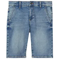 s.Oliver Regular Fit Jeansshorts aus Baumwoll-Mix Modell 'PETE', Blau, 164