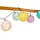 Buri Solar-Lampion-Lichterkette 10 LED Partybeleuchtung Dekolicht Gartendeko warmweiß