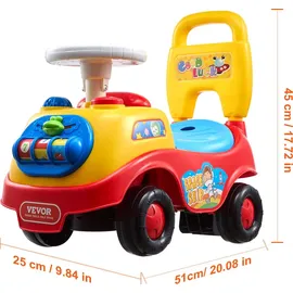 Vevor Ride Racer Aufsitzauto Rot
