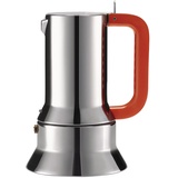 Alessi 9090 6 Tassen edelstahl/orange