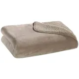 CASANOVA SEBASTIAN Kuscheldecke 150 x 200 cm Braun/Taupe