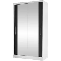 Mirjan24 Schiebetürenschrank Costa VII 0 x 0 x 0 cm Weiß/Schwarz