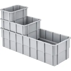 ALUTEC München Einsatzkasten 131 x 101 x 90 mm 1-tlg. grau