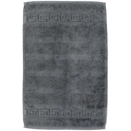 CAWÖ Noblesse Uni 1001 Gästehandtuch 30 x 50 cm anthrazit