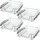 Tectake tectake® Teleskopschublade, verchromt, verstellbare Breite, einfache Montage