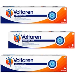 Voltaren Schmerzgel forte 23,2 mg/g 3er Set + 20% Rabatt* 3X180 g Gel