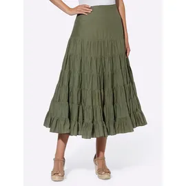 Heine Stufenrock in khaki | Gr.: 44