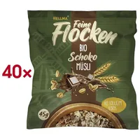 Hellma Bio Schoko Müsli 40x 45,0 g, 40 St.