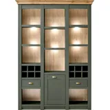 Home Affaire Vitrine »Cambridge«, Höhe ca. 207 cm grün