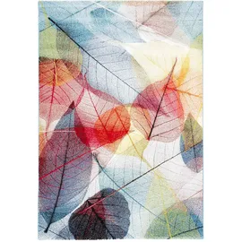 Pergamon Designer Teppich, Faro Tropical Blätter Bunt 80x150cm