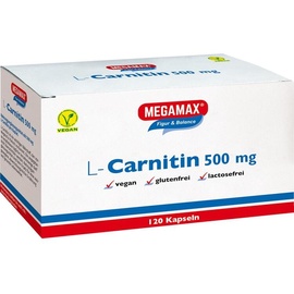 MEGAMAX L-Carnitin 500 mg Kapseln 120 St.