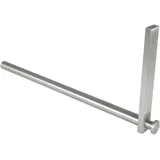 Simausrom, Kleiderbügel, Uvea Garderobenbügel Stange gebogen Breite 320 mm Edelstahl gebürstet (1x)