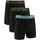 Under Armour Performance Tech Boxershorts Schwarz/Grün/Blau/Orange M 3er Pack
